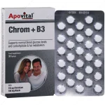 قرص کروم + B3 آپوویتال 60 عددی