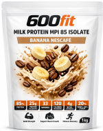 پروتئین شیر ام پی ای mpi 85 درصد  با طعم  شیر موز قهوه