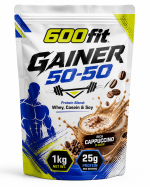 گینر 50-50 با طعم کاپوچینو وزن 1000 گرم