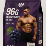 مکمل کربوهیدرات carbo وزن 1000 گرم با طعم انگور سیاه