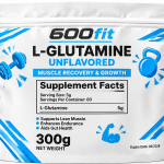 ال گلوتامین L-Glutamine بدون طعم 300 گرم