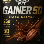 گینر gainer شکلاتی 50-50 با طعم شکلات کاکائویی وزن 1000 گرم