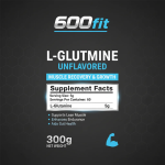 ال گلوتامین L-Glutamine بدون طعم 300 گرم