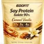 پروتئین ایزوله سویا 90 درصد با طعم کارامل ولنیل 1000 گرم