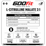 سیترولین مالات citrulline malate 300 گرمی بدون طعم - تصویر 2