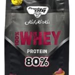 پروتئین  whey وی 650 گرمی پگاه 80 درصد بسته بندی شرکتی با طعم شکلات