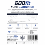 ال آرژنین خالص پودری L ARGININE وزن 300 گرم بدون طعم - تصویر 2